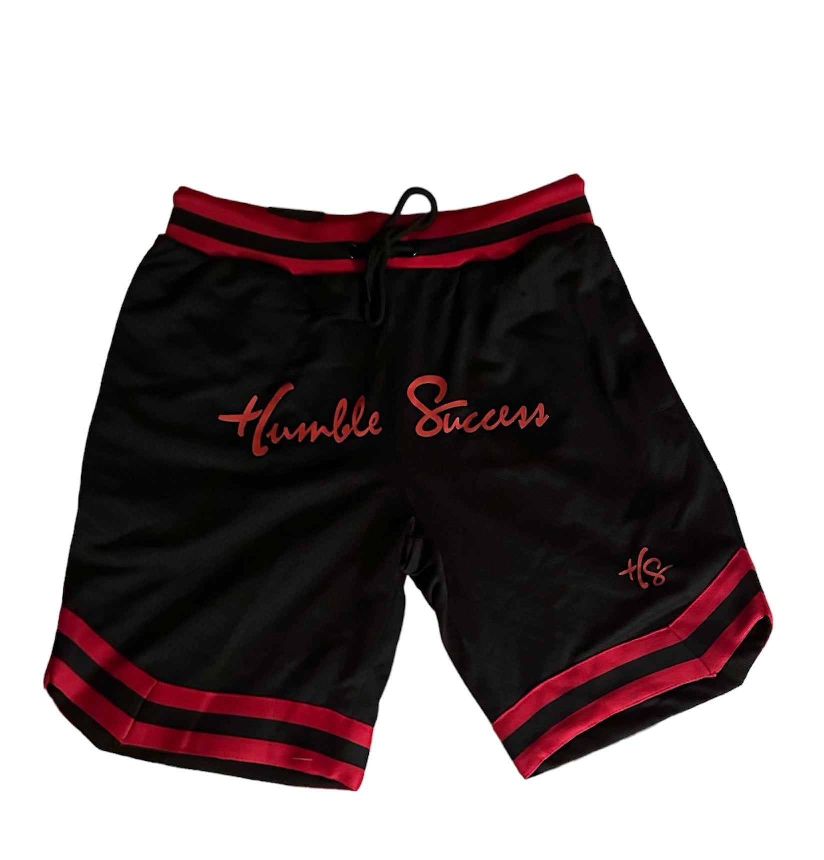 Black & Red Basketball Shorts